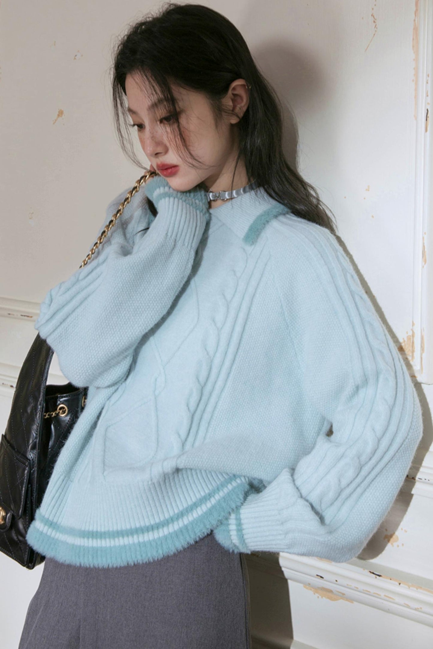 Blue Diamond Minimal Top