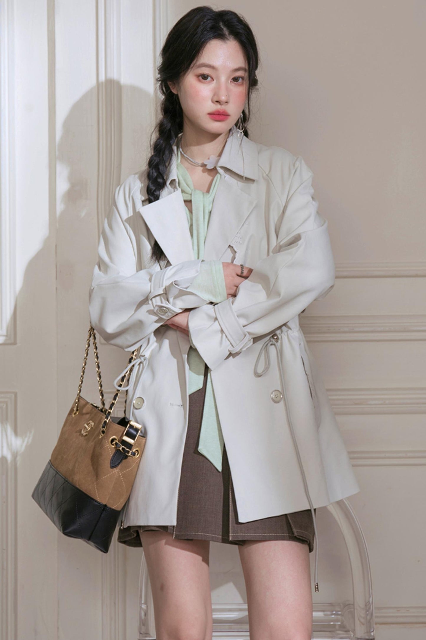 Silhouette Pine Short Trench Coat