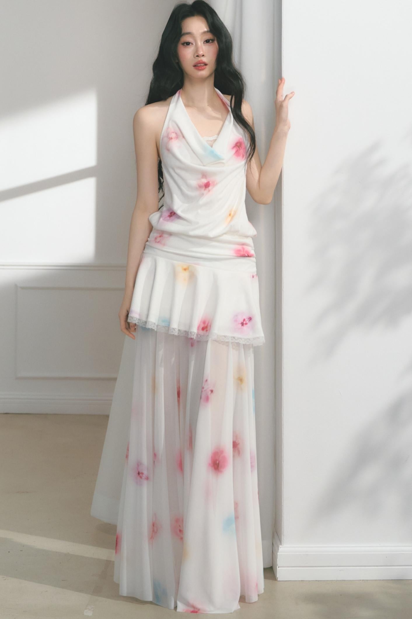 Breeze Lace Swing Skirt Set-Up