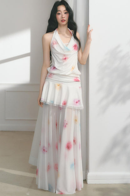 Breeze Lace Swing Skirt Set-Up