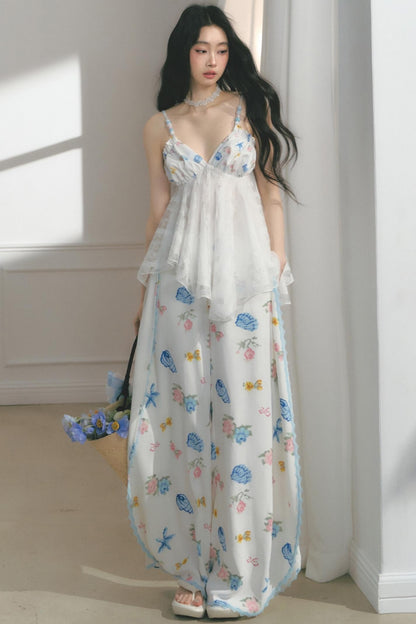 Dream Lace Wide-Leg Pants