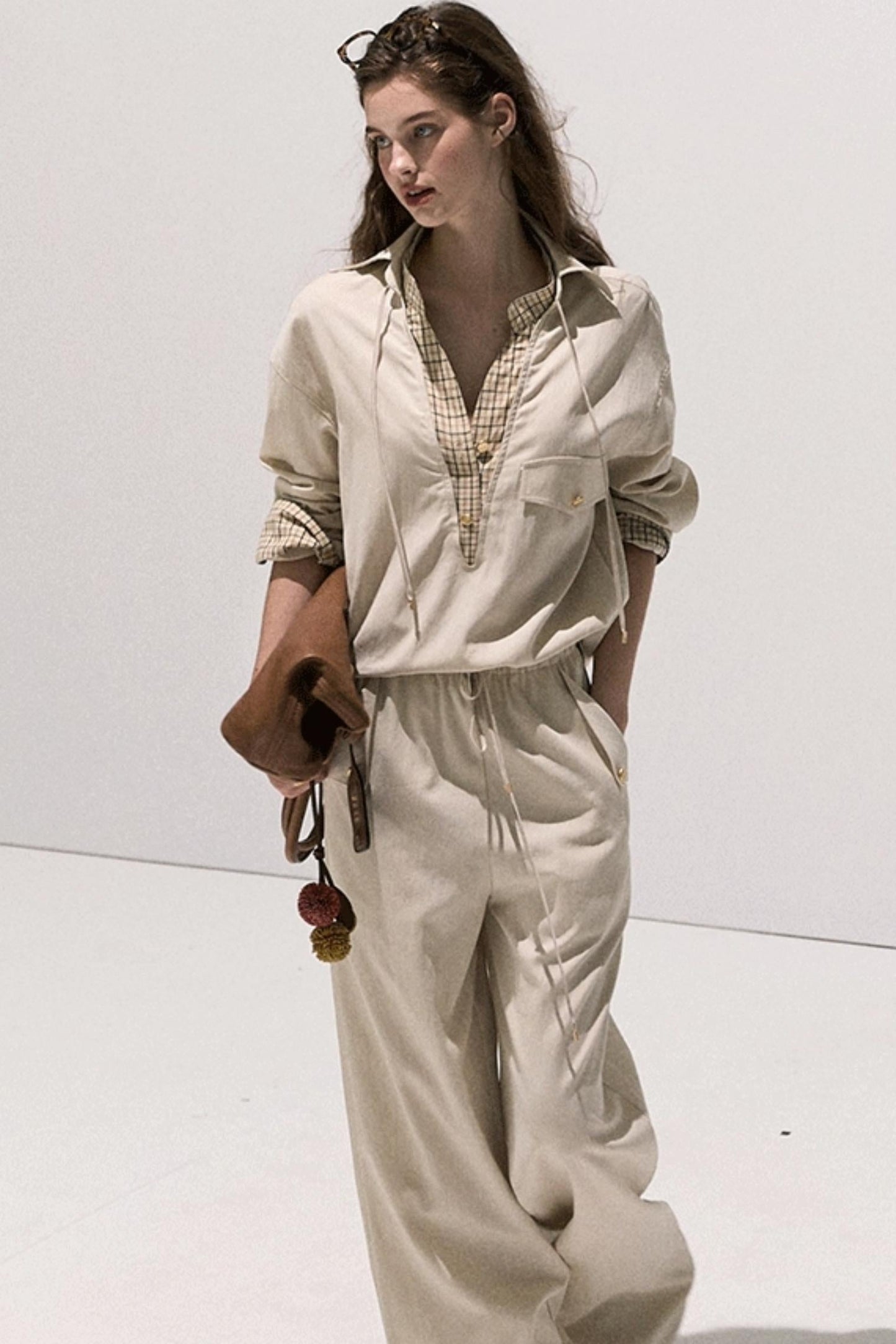 High Contrast Cotton Two-Piece Set-Up