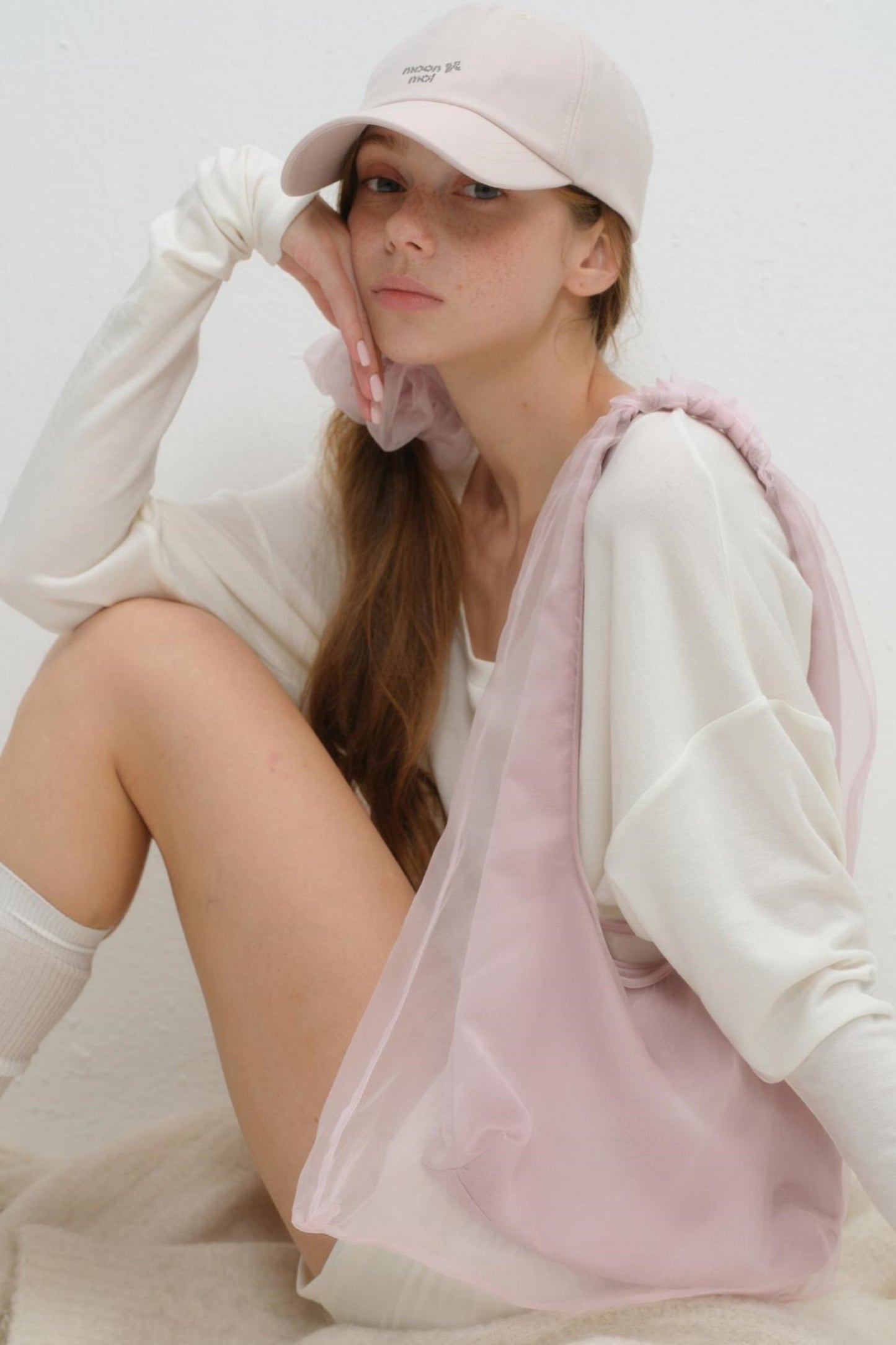 Dreamy Pink Silk Bag