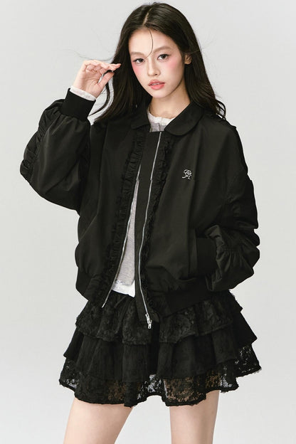 Lace Commuter Baggy Jacket