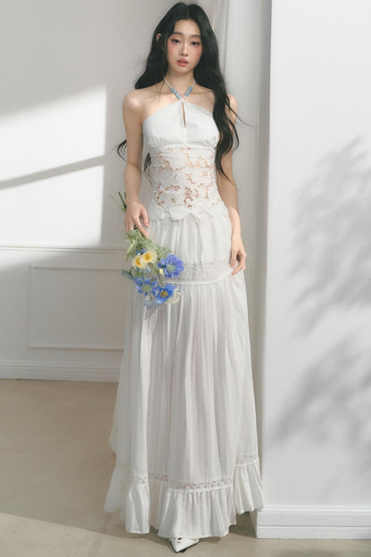 Morning Ruffled Lace Skirt