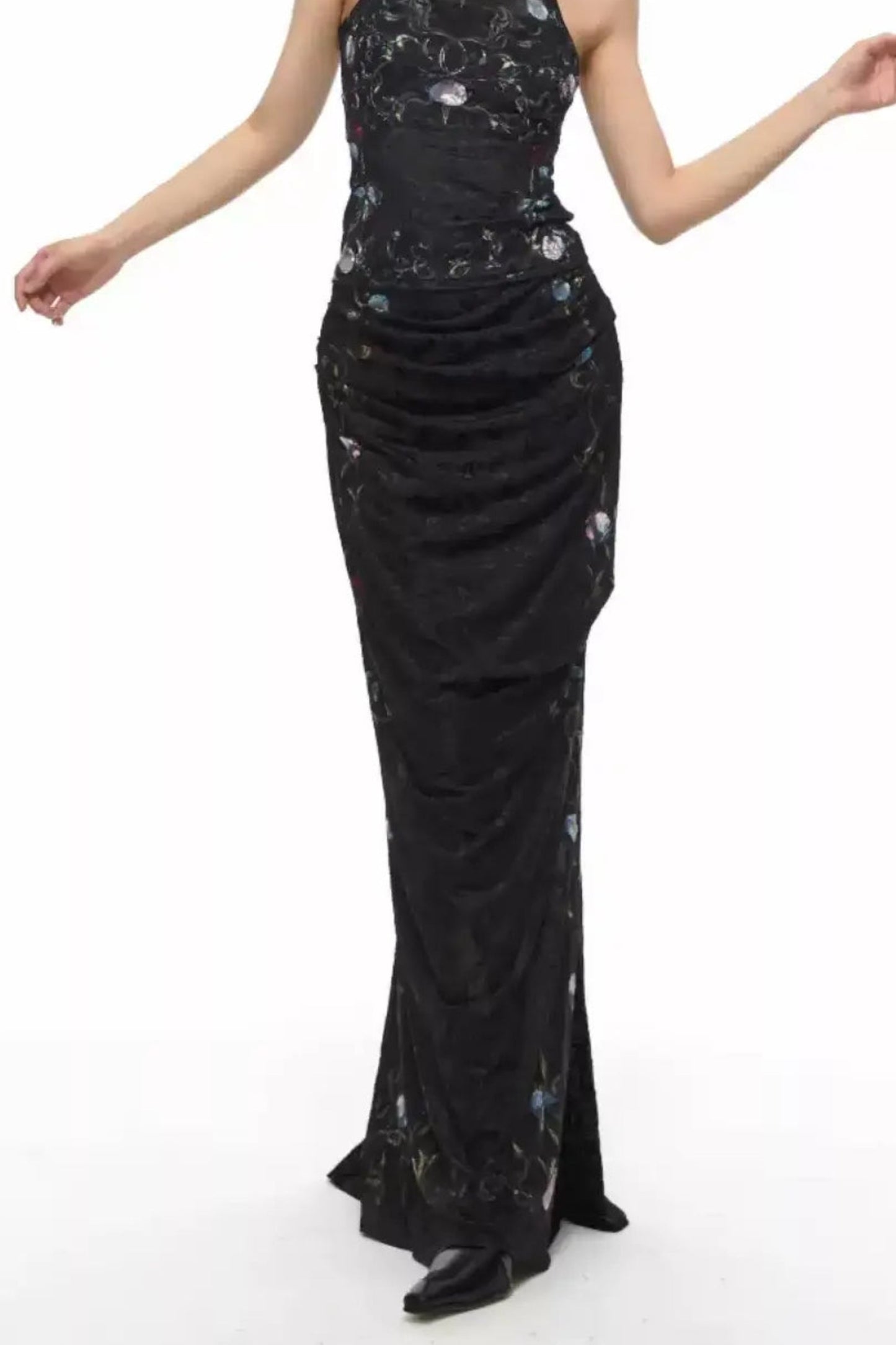 Classic China Velvet Skirt