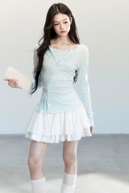 Fragile Layering Knitwear Top