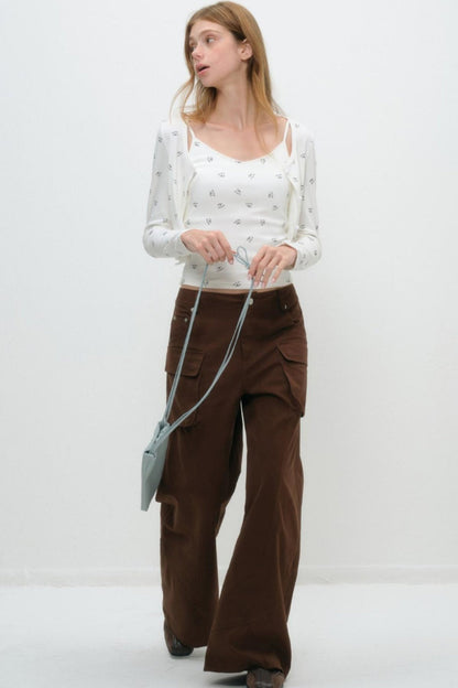 Whimsical Smile Tank & Cardigan Set