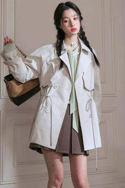 Silhouette Pine Short Trench Coat