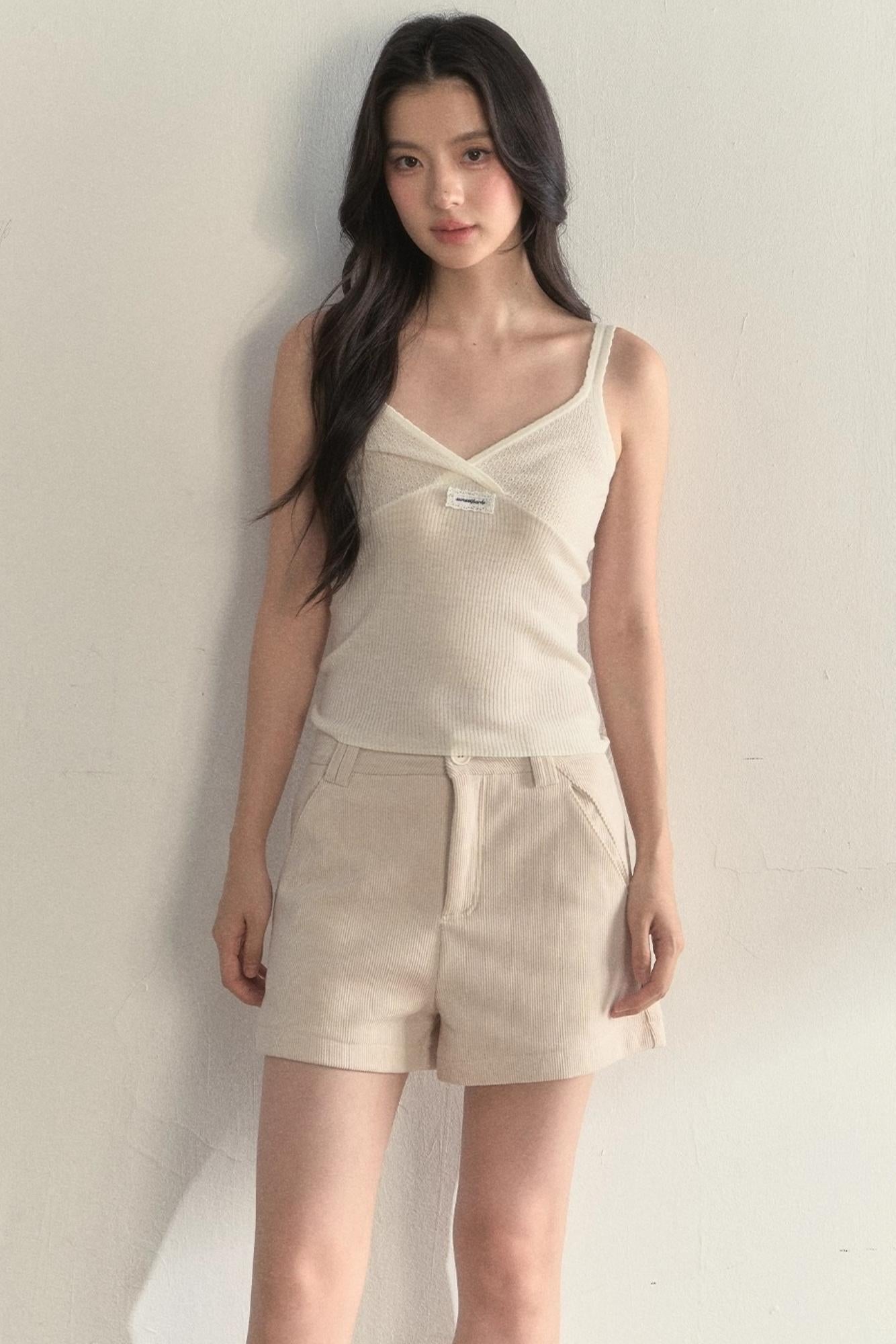 Miu Wool Knitted Layered Camisole