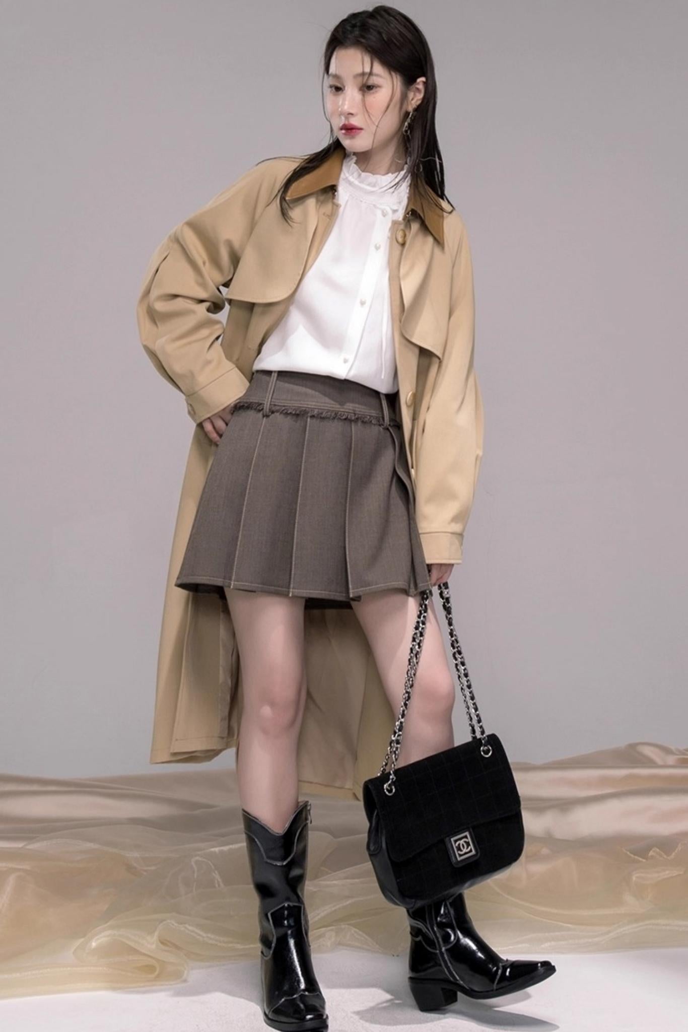 Nuansha Custom Wool Long Coat