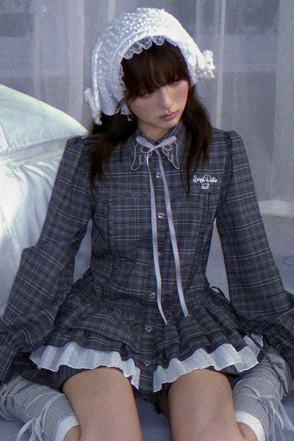 Whisper Long-Sleeved Dress Set-Up