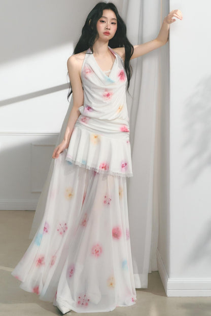 Breeze Lace Swing Skirt Set-Up