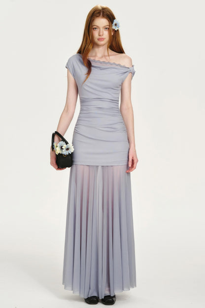 French Collar Fishtail Dress