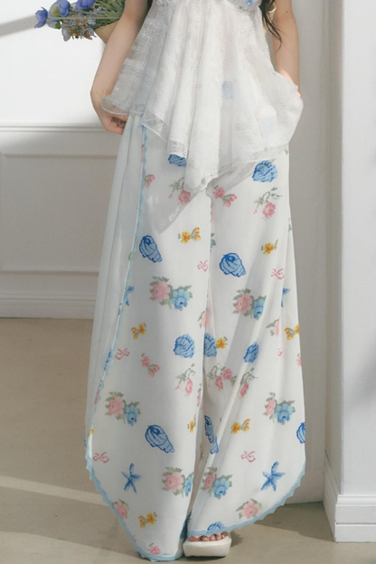 Dream Lace Wide-Leg Pants