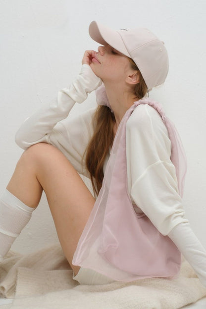 Dreamy Pink Silk Bag