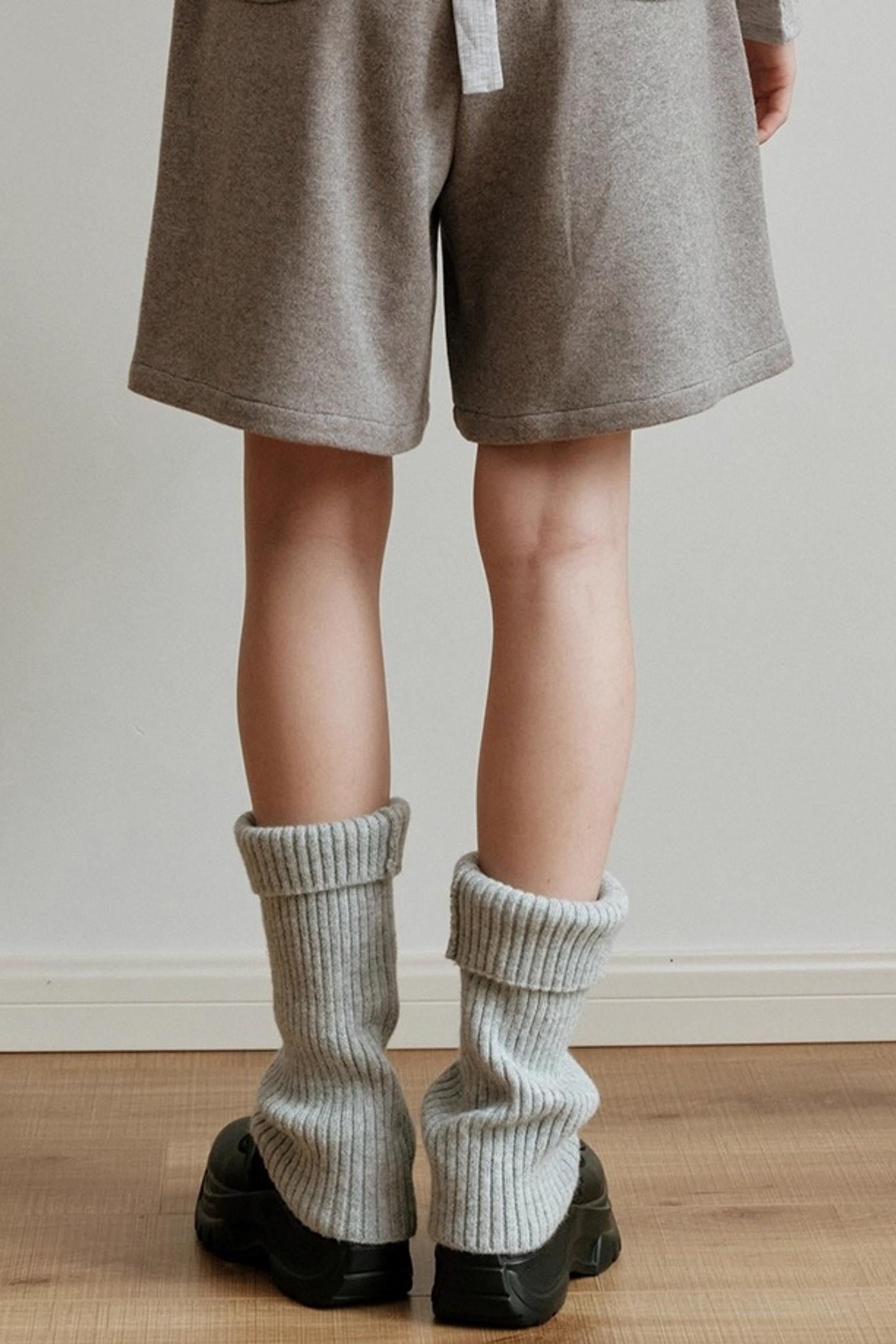 Gold Label Knitted Wool Blend Calf Socks