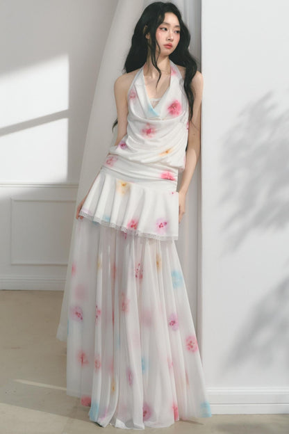 Breeze Lace Swing Skirt Set-Up