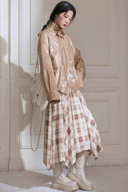 Streamer Chocolate Leather Jacket