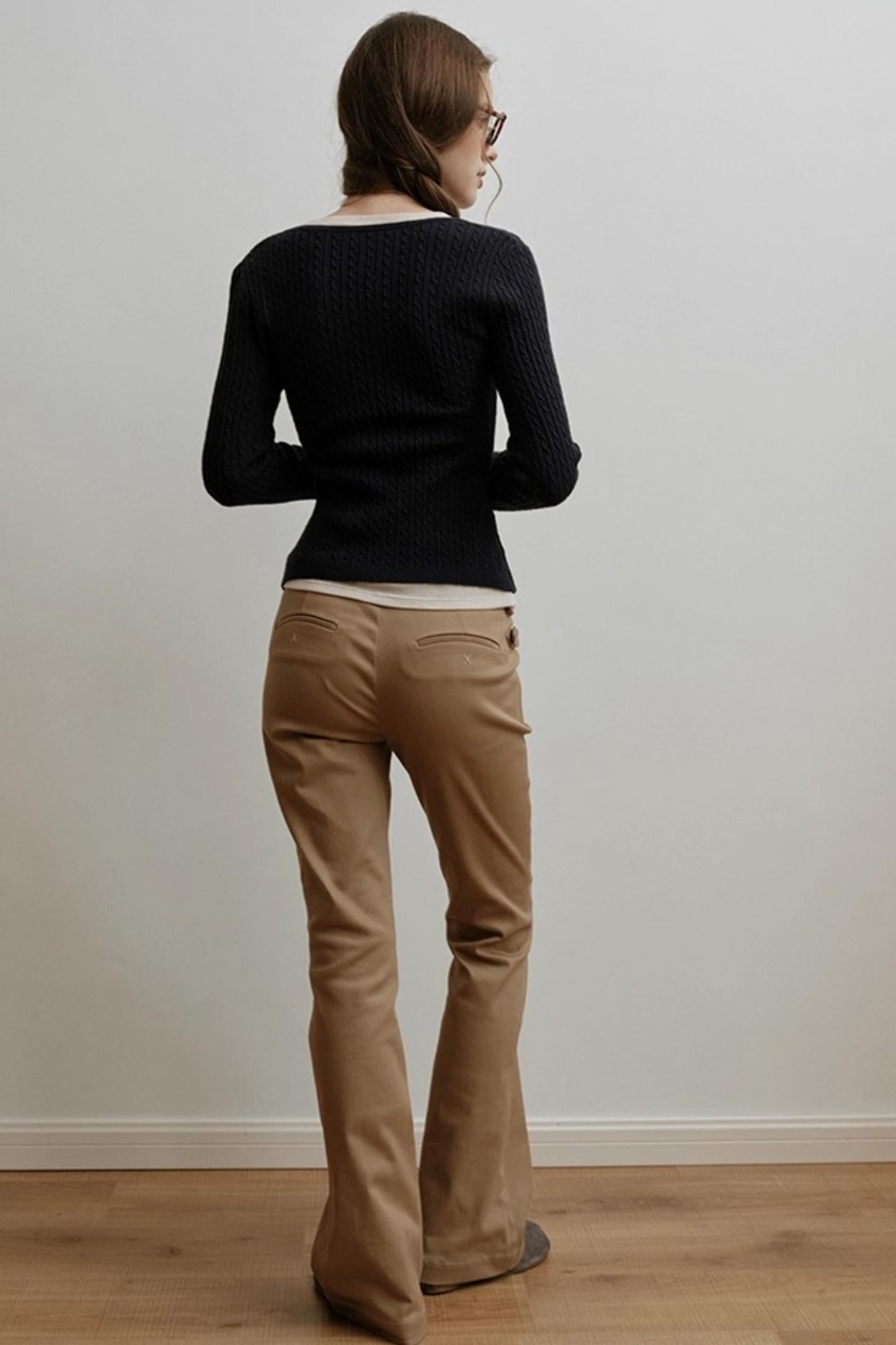 Velvet Twist Knitted Top