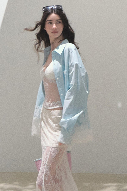 Spring Sea Lace Shirt