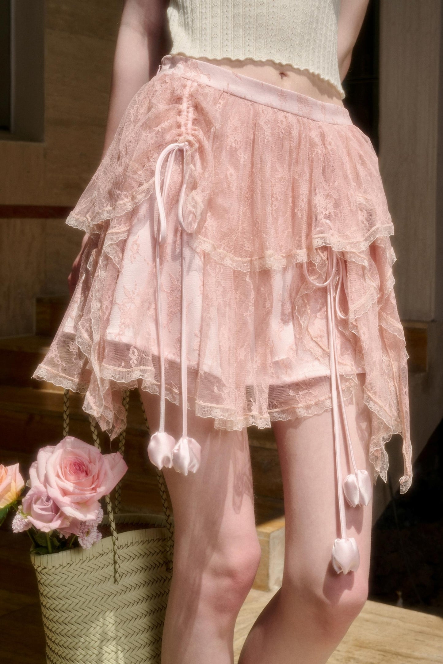 Galaxy Lace Bustier Skirt