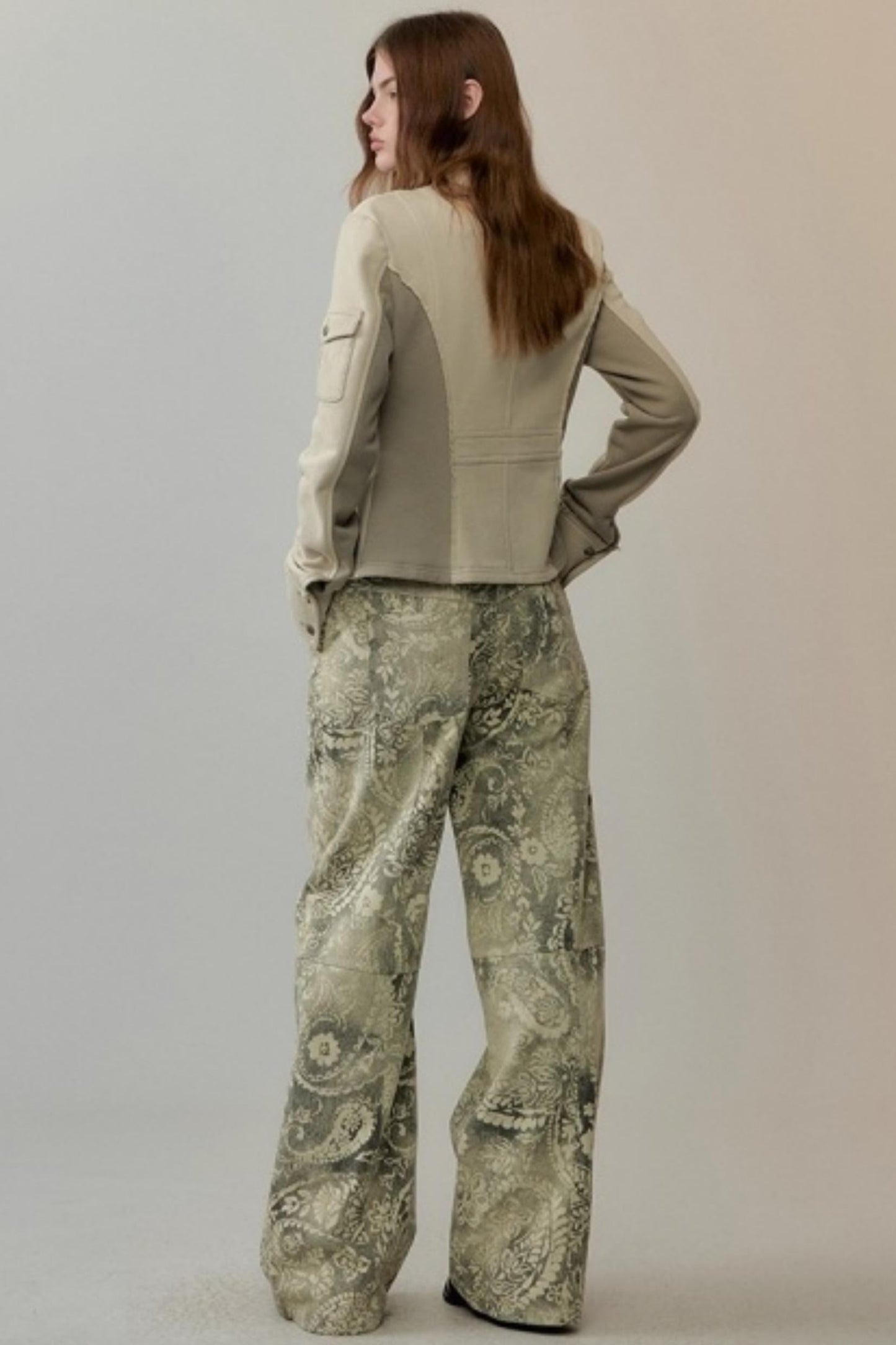 Velvet Rope Suede Sweatshirt