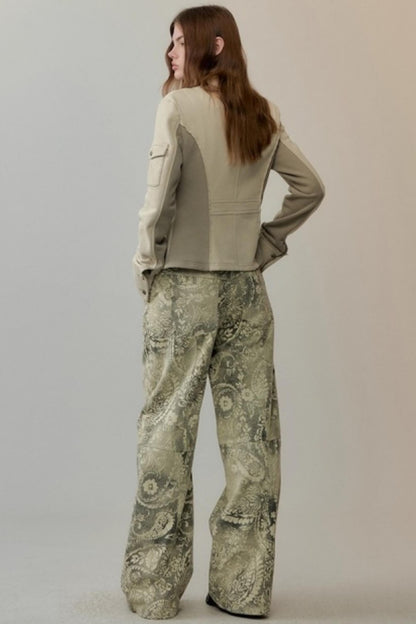 Velvet Rope Suede Sweatshirt