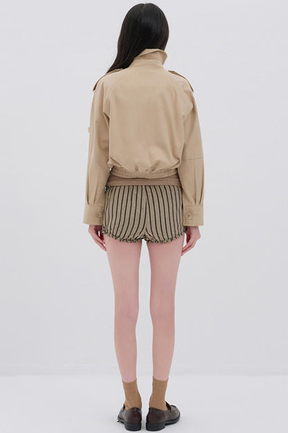 Soft Fleece Striped Pants