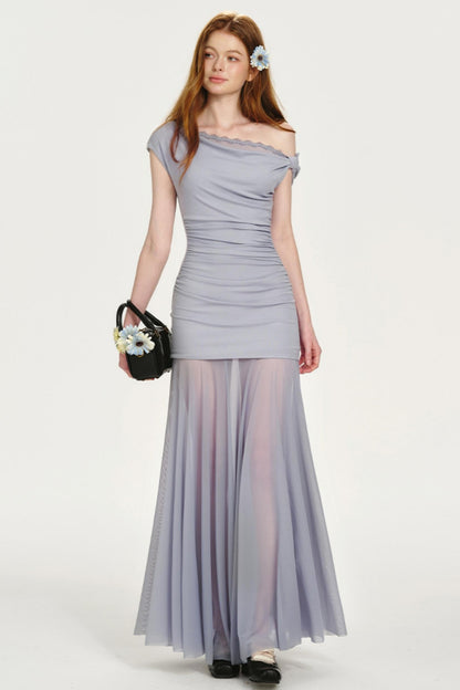 French Collar Fishtail Dress