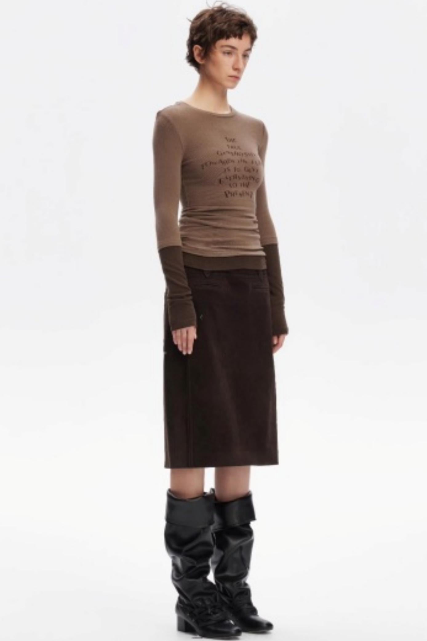 Layered Letter Print T-Shirt