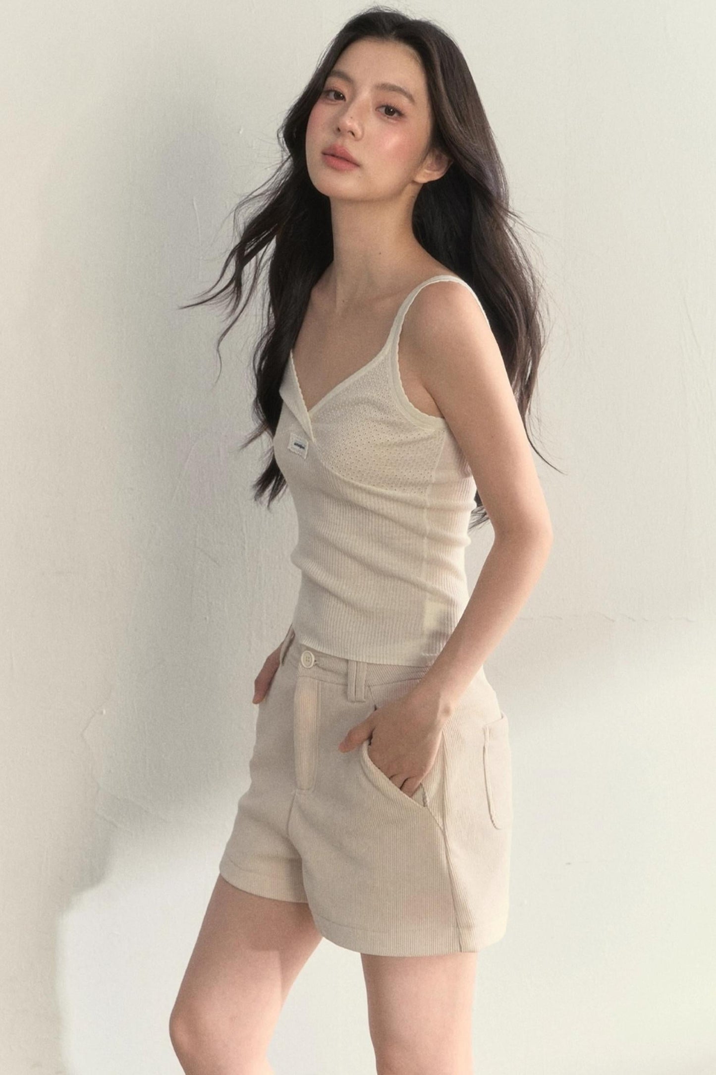 Miu Wool Knitted Layered Camisole