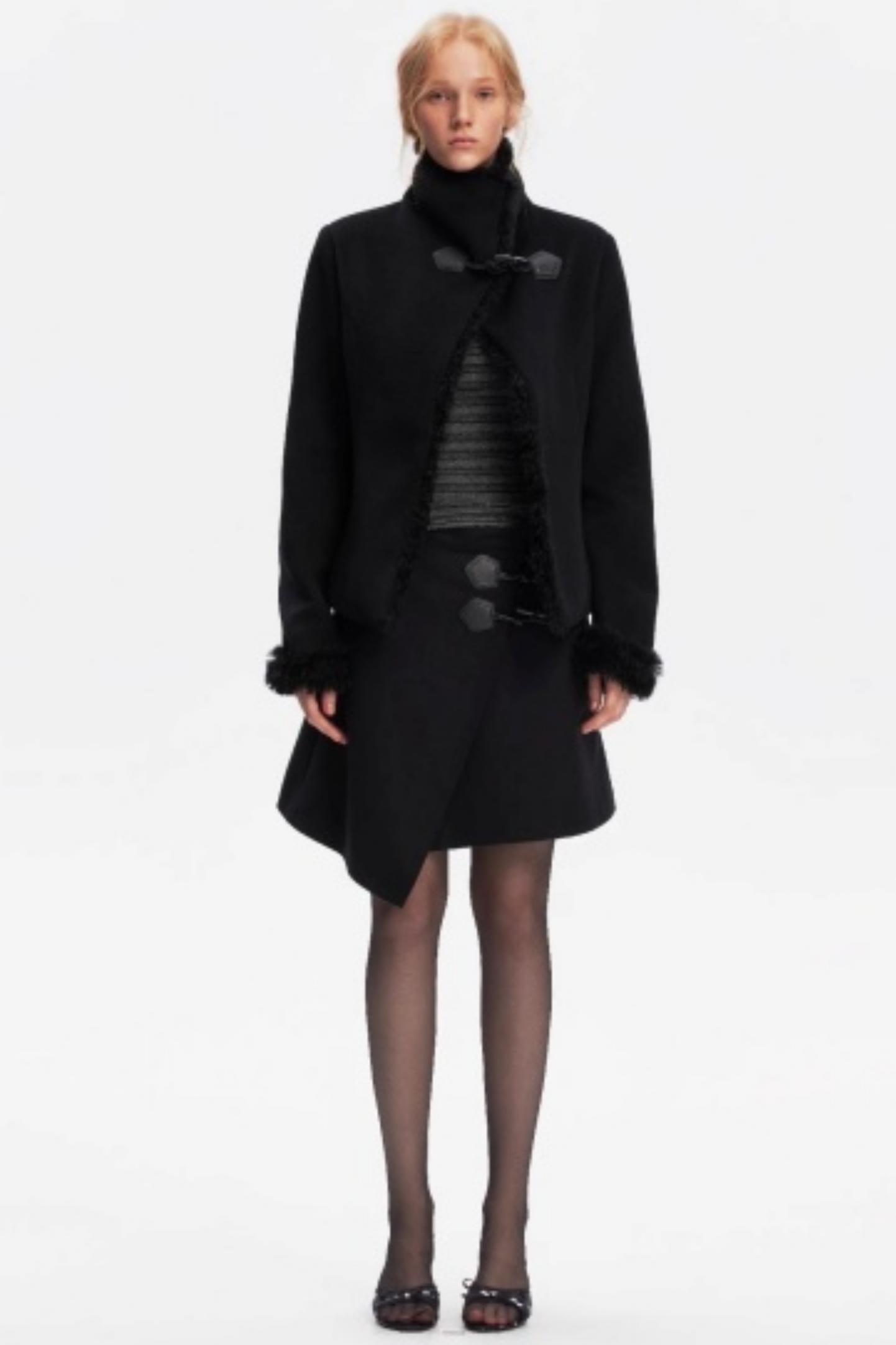 Low-Waist Toggle Skirt