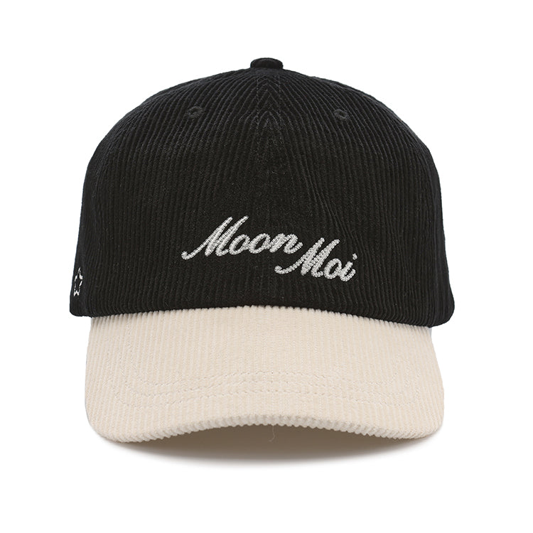 Color Block Corduroy Cap