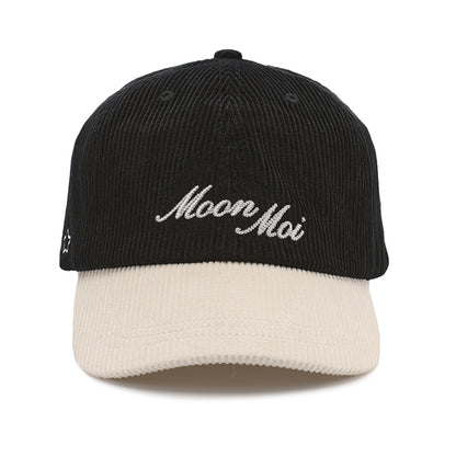 Color Block Corduroy Cap