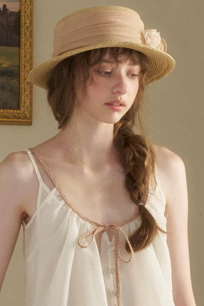 Vintage Raffia Sun Hat