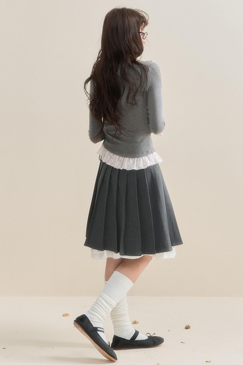 Elegant Pleated Skirt