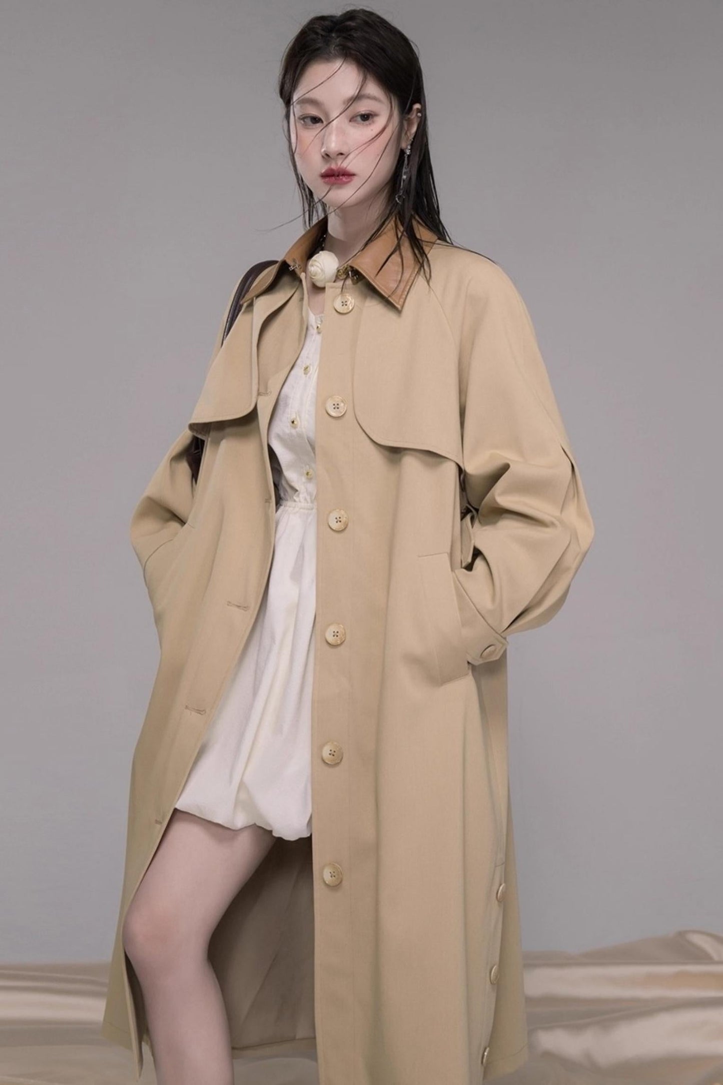Nuansha Custom Wool Long Coat