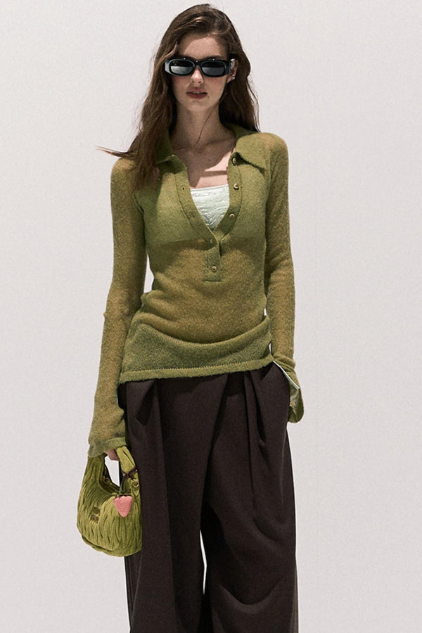 Atmosphere Wool Knit Top