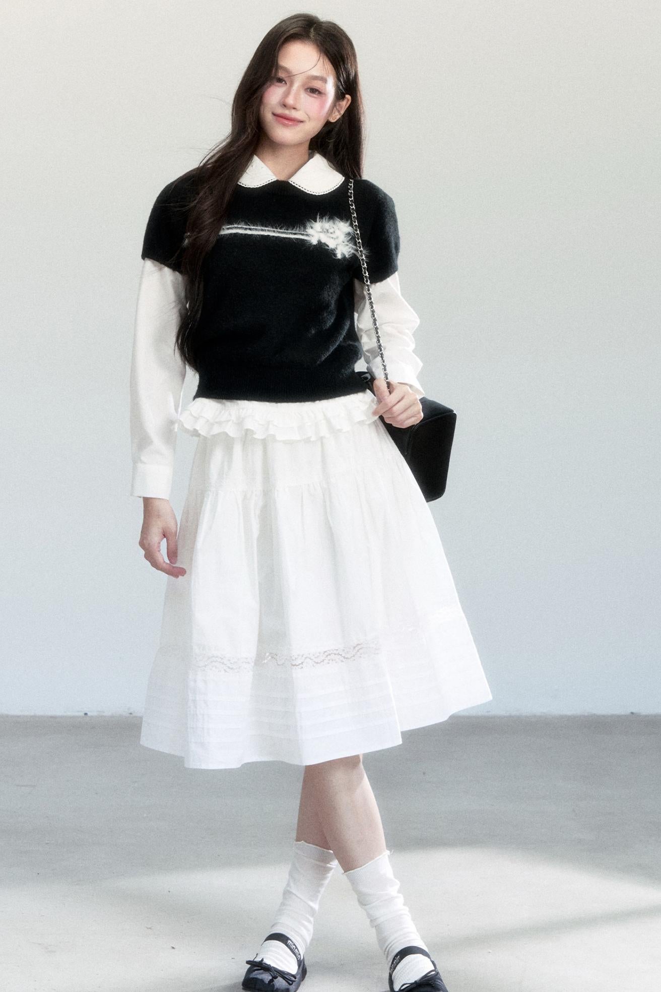 French Retro Layering Shirt