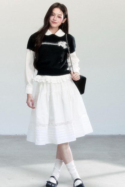 French Retro Layering Shirt