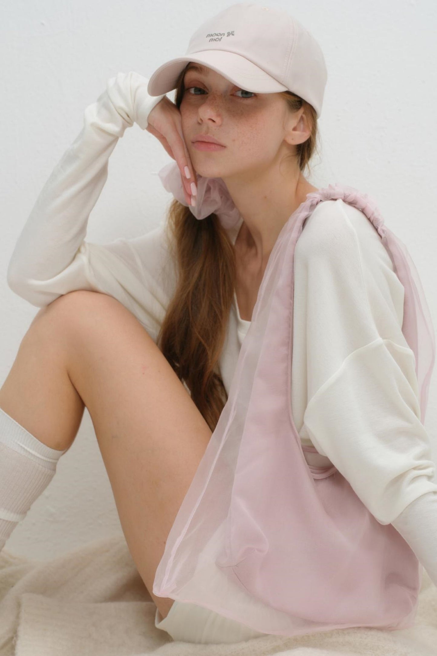 Floral Rhinestone Cap