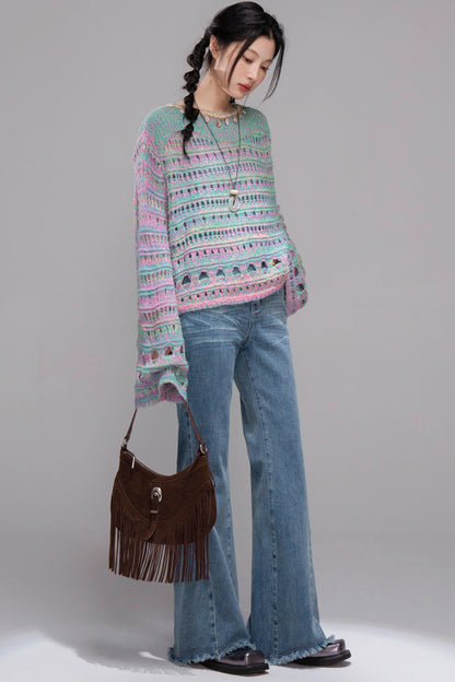 Shaping Blue Flared Jeans