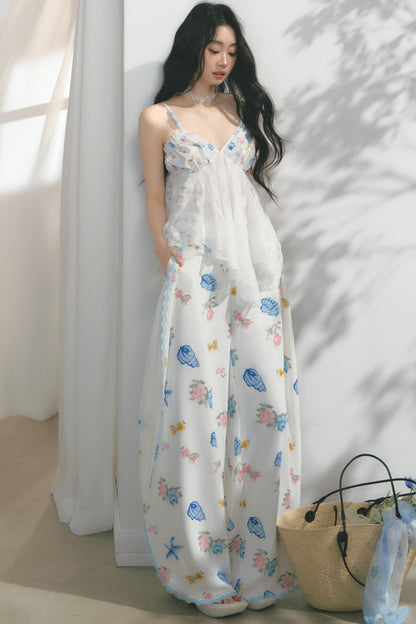Dream Lace Wide-Leg Pants