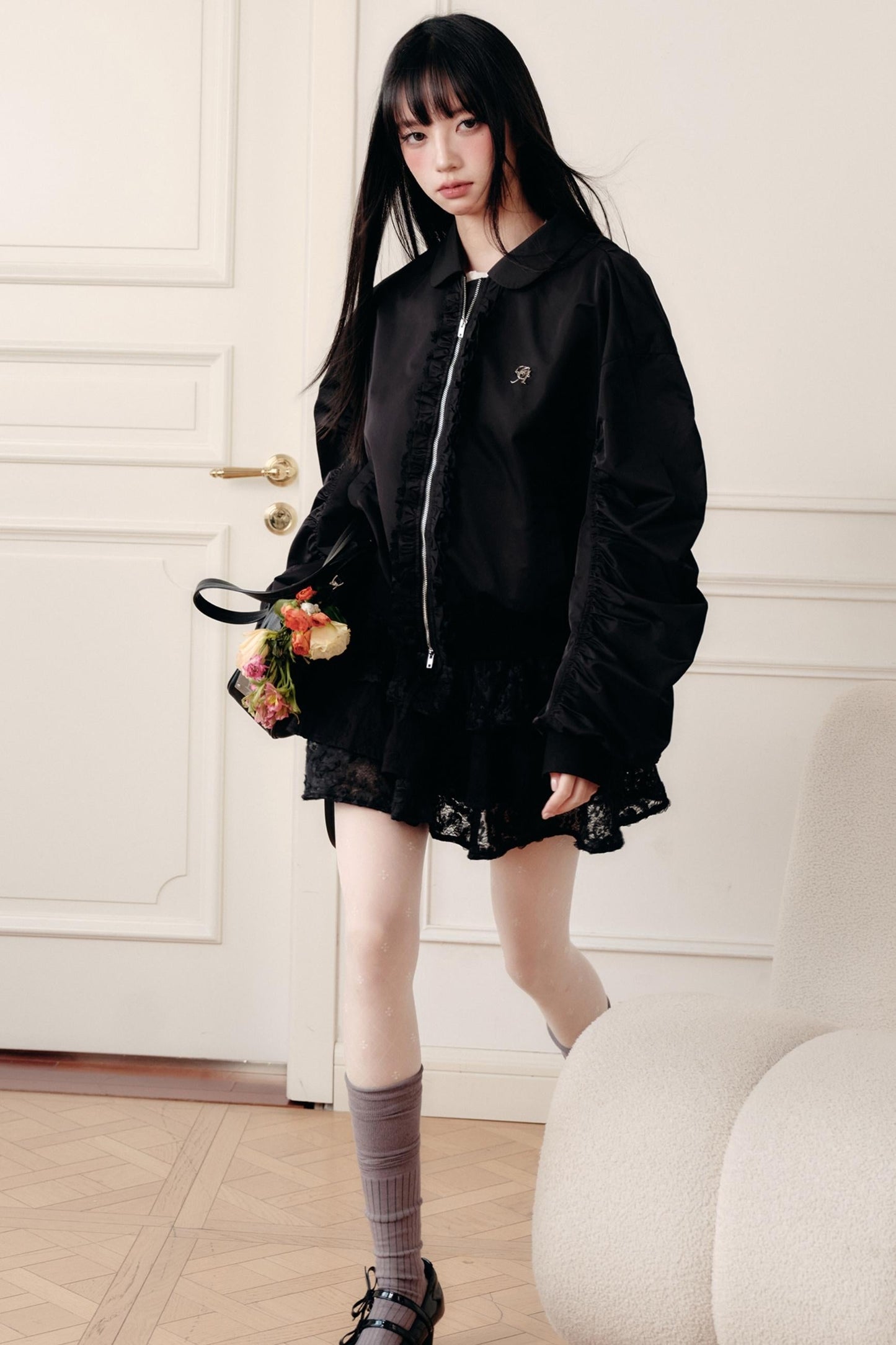 Lace Commuter Baggy Jacket