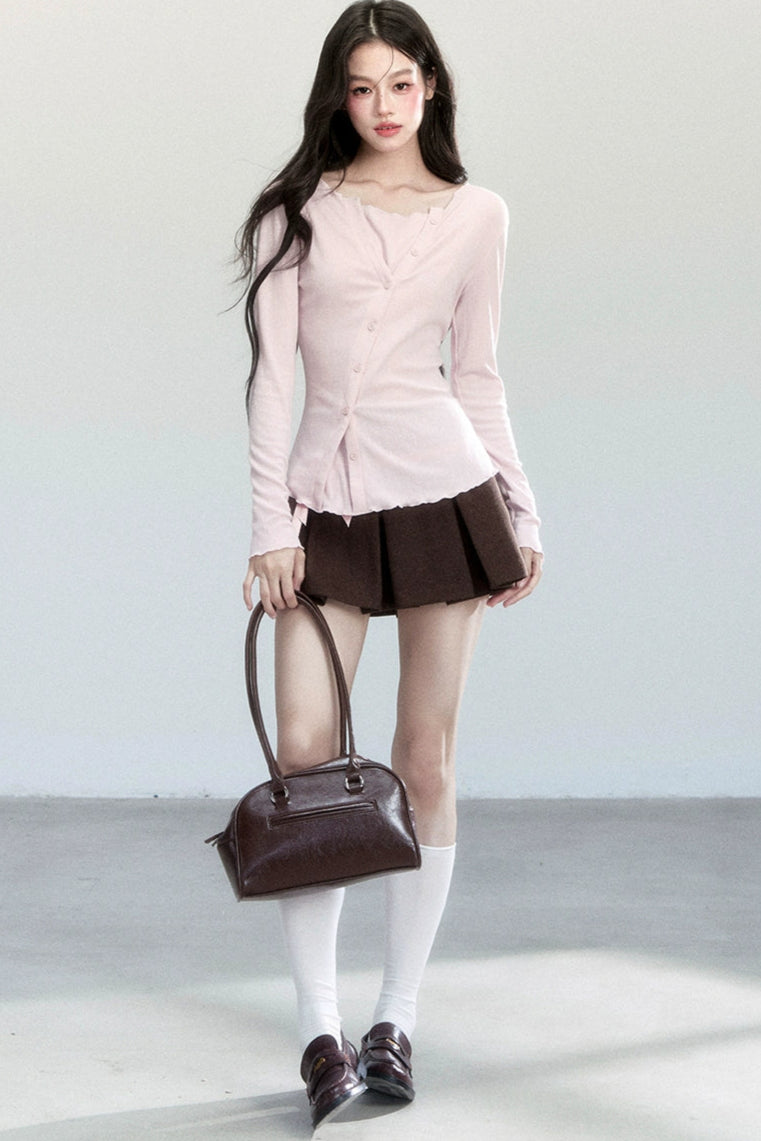 Fragile Layering Knitwear Top