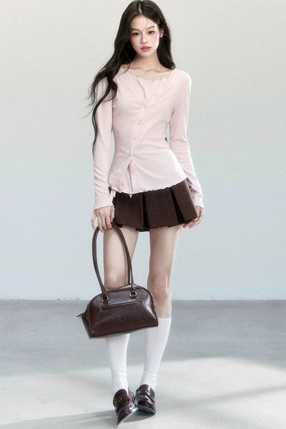 Fragile Layering Knitwear Top