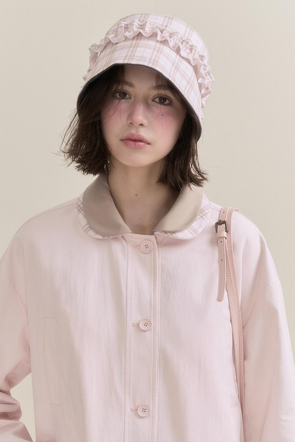 Pink Reversible Trench Jacket