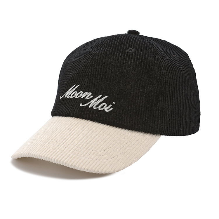 Color Block Corduroy Cap
