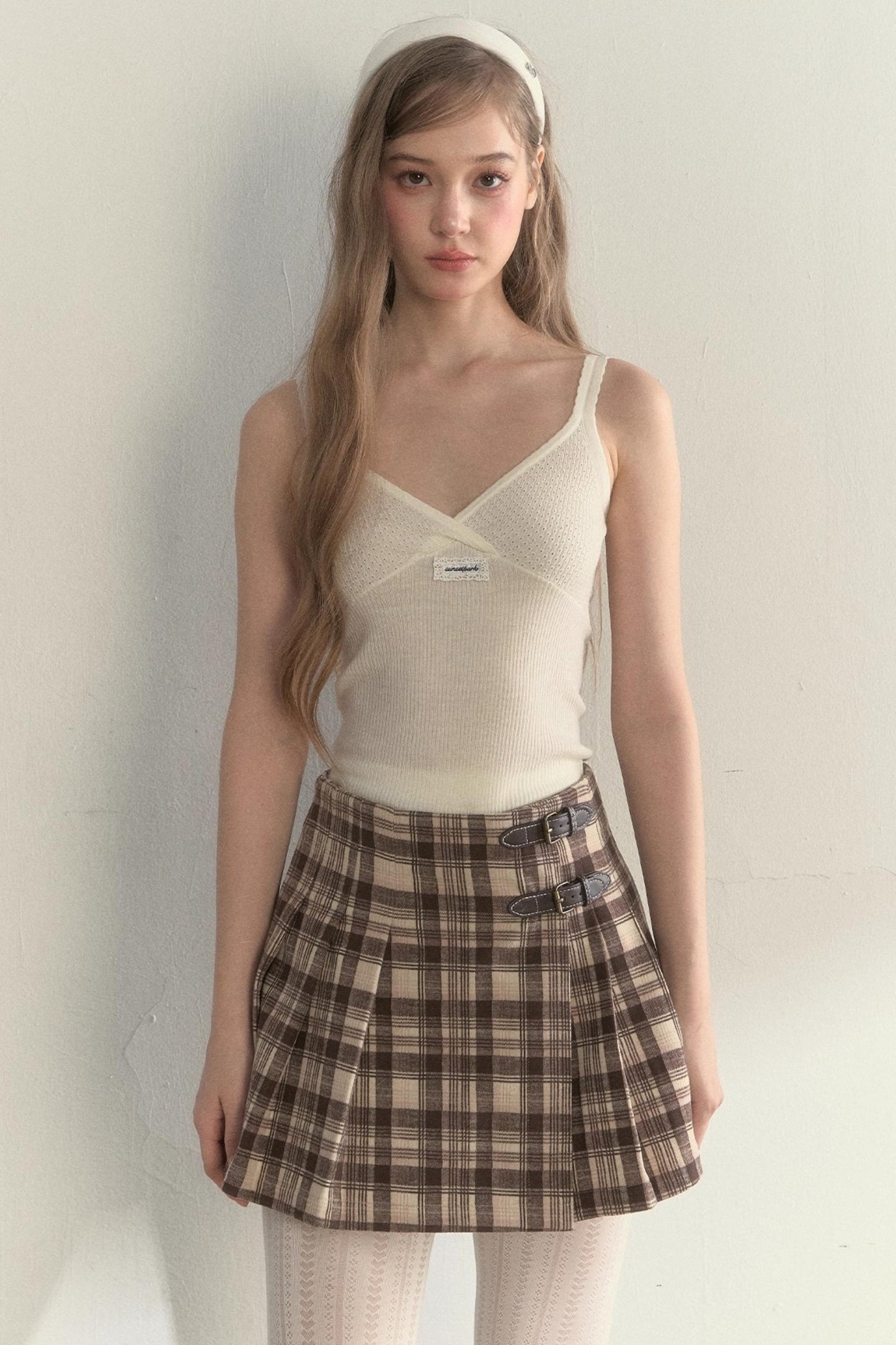 Miu Wool Knitted Layered Camisole
